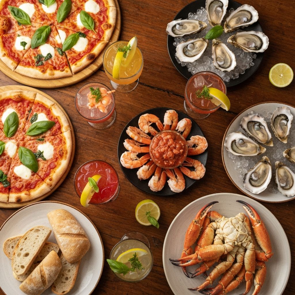 Wood-fired pizza, fresh oysters, and cocktails at Bird and Betty's